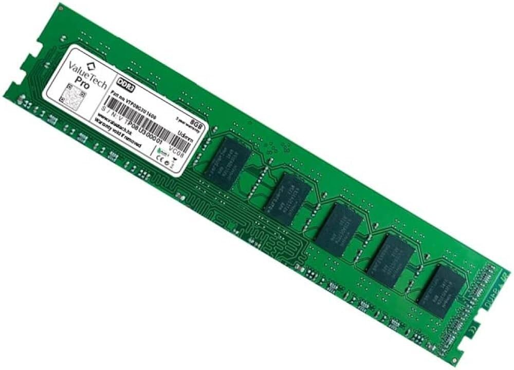 8GB ValueTech Pro VC21 (VTP08G3U1600) DDR3 1600 MHz Pc Bellek