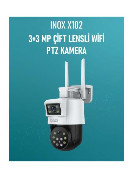 INOX X102 3+3MP 3.6mm DUAL Lens Hieasy WiFi Kamera