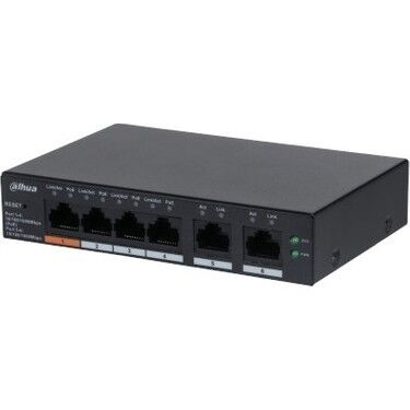 Dahua CS4006-4GT-60 6 PORT 10/100/1000 4xPOE 60W 2xRJ45 10/100/1000 Uplink Bulut