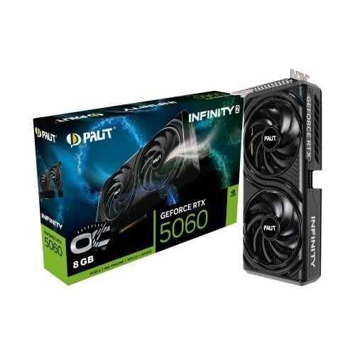 Palit RTX5060 INFINITY 2 OC 8GB 3xDP/1xHDMI 128Bit GDDR7 Ekran Kartı