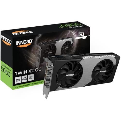 Inno3D RTX5060Ti 16GB Twin X2 OC 3xDP/1xHDMI 128Bit GDDR7 Ekran Kartı