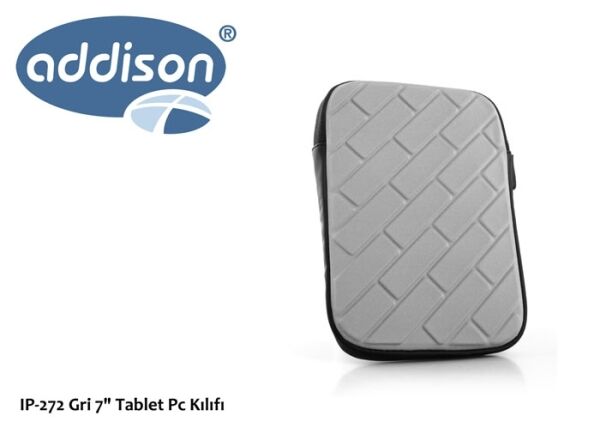 ADDISON IP-272 GRİ 7'' TABLET PC KILIFI