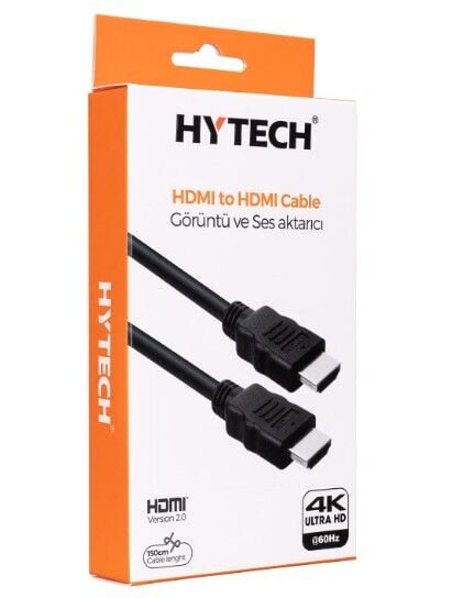 Hytech HY-XHD01 HDMI TO HDMI 1.5m Sinema 4K (4096*2160) Görüntü ve Ses Aktarıcı