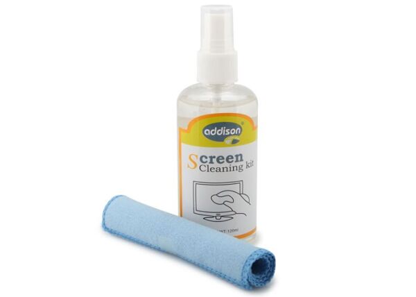 Addison 300887 120ml Sprey + Mic. Fiber Bez Ekran Temizleme Seti