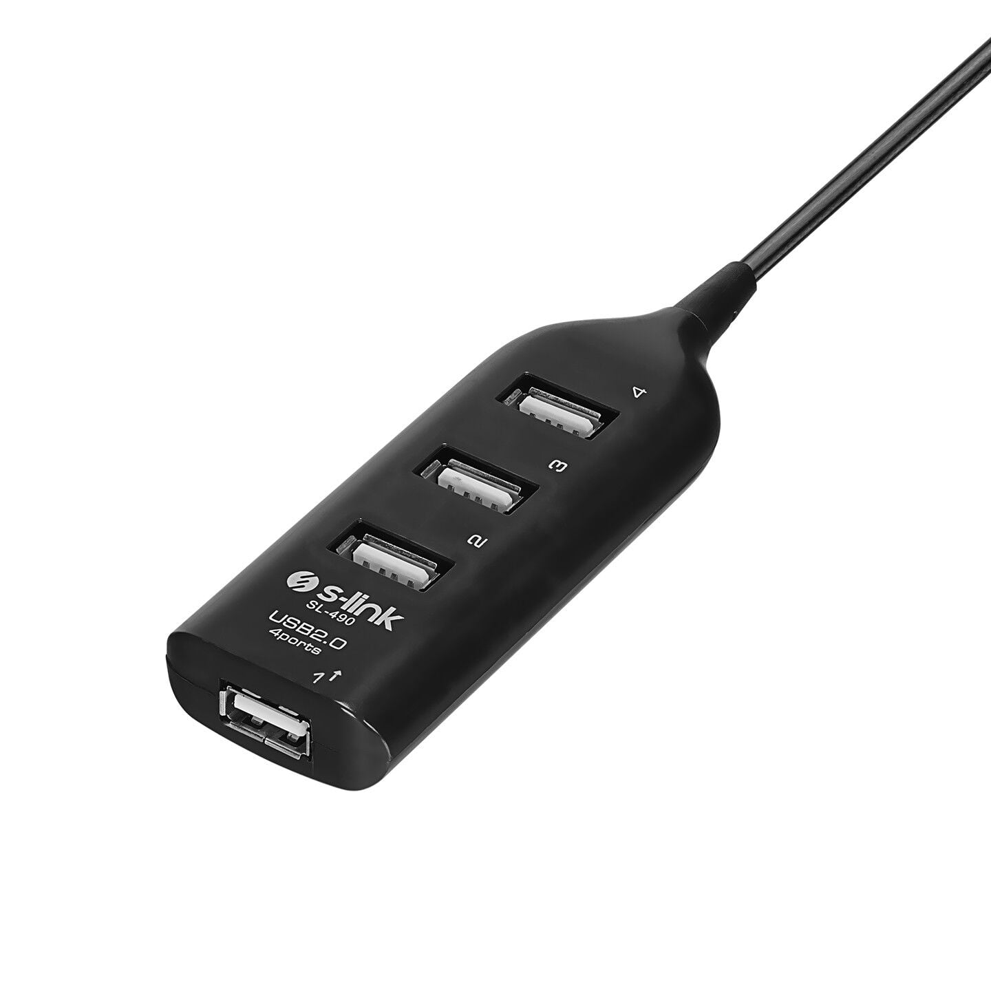 S-link SL-490 4 Port Usb 2.0 Siyah Usb Hub