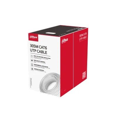 Dahua PFM920I-6UN-C UTP 305M Cat6 Uzun Mesafeli İletim Kablo Beyaz