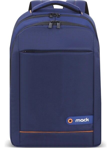 Mack MCC-006BL 15.6'' Office Dahili USB Girişli Notebook Sırt Çantası Lacivert