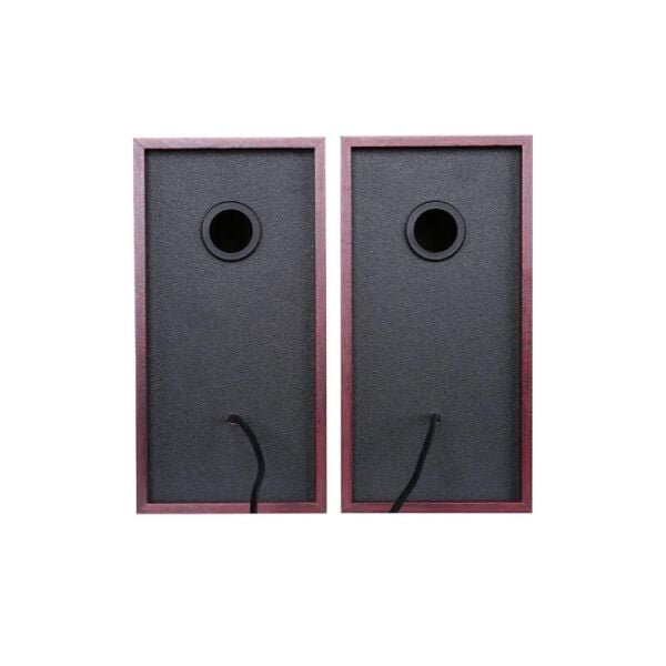 Lecoo DS105 Kablolu USB+3.5mm Jack Girişli 6W Stereo Masaüstü Ahşap Hoparlör