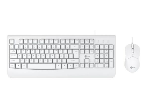 Lenovo Lecoo CM101 Q Türkçe USB Beyaz Klavye + Mouse Seti