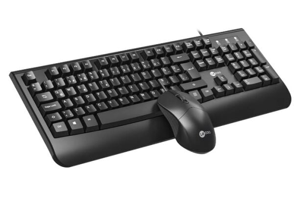Lenovo Lecoo CM105 Q Türkçe USB Siyah Klavye + Mouse Seti