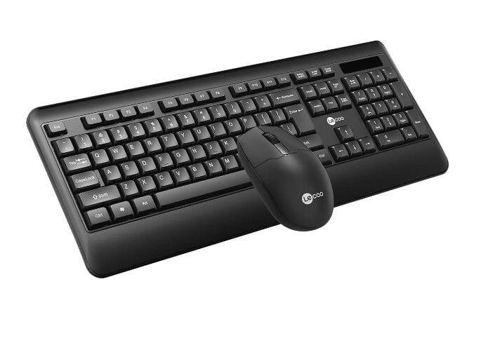 Lenovo Lecoo KW202 Q Türkçe Kablosuz Siyah Klavye + Mouse Seti