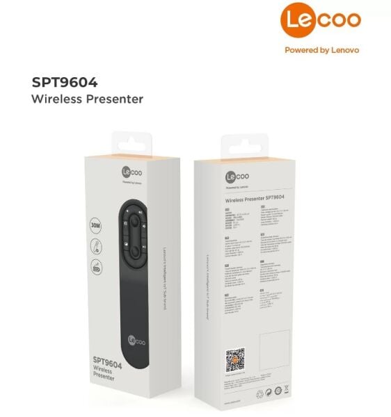 Lenovo Lecoo SPT9604 2,4GHz Lazer Presenter Profesyonel Sunum Kumandası