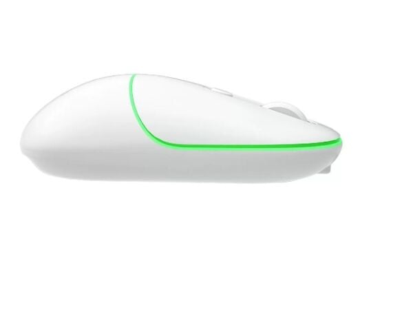 Lenovo Lecoo WS210 WiFi+ Bluetooth Kablosuz 2.4Ghz Beyaz 6Tuşlu Şarjlı Mouse