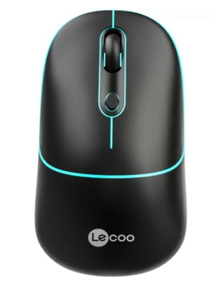 Lenovo Lecoo WS210 WiFi+ Bluetooth Kablosuz 2.4Ghz Siyah 6Tuşlu Şarjlı Mouse