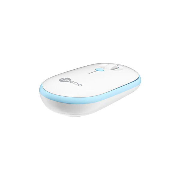 Lenovo Lecoo WS212 USB Kablosuz Beyaz&Mavi 4 Tuş Mouse