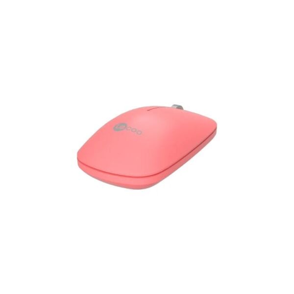 Lenovo Lecoo WS214 Kablosuz 1200DPI 3 Tuşlu Optik Mouse Pembe