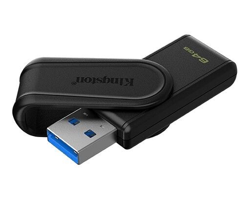 64GB Kingston DTXS/64 GB USB3.2 Data Traveler EXODIA S Sıyah/Sıyah