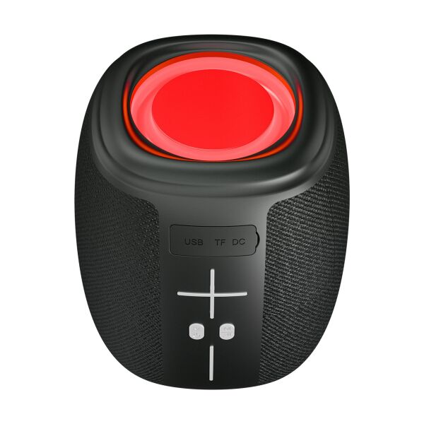 Mikado MD-888 CUBE Siyah 5W 1200mAh BT/TF/USB/LED Işıklı Speaker Hoparlör