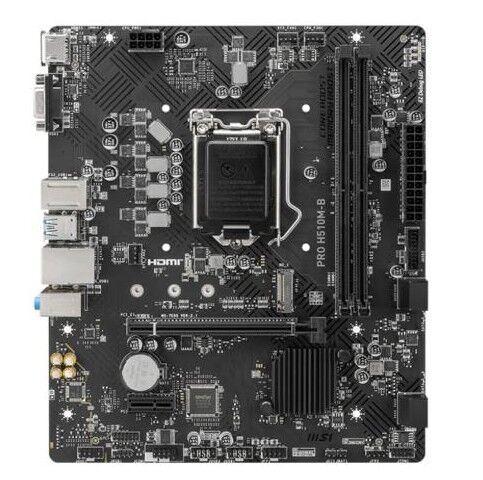 Msı Pro H510M-B Soket 1200 DDR4 2933MHZ ,M.2 USB3.2 1x 1G LAN Matx(Yalnızca 10.