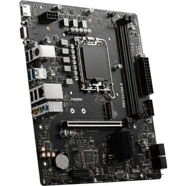 Msı Pro H610M-E Soket 1700 DDR5 5600MHZ(OC) HDMI VGA M.2 USB3.2 1x 1G LAN mATX