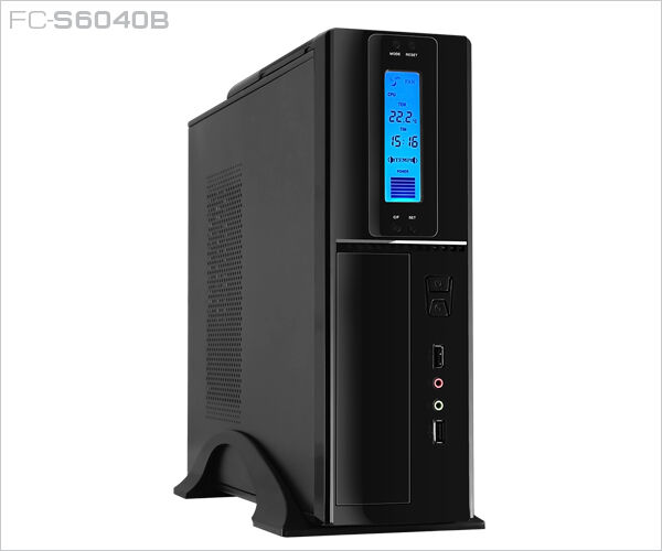 FRISBY FC-S6040B 300W SLIM DİJ.GÖSTERGELİ ATX KASA