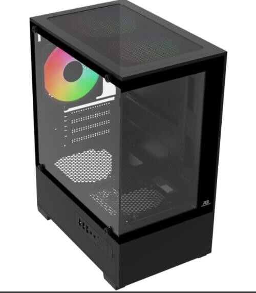 PowerBoost PB-M5001B 500w 3x12cm Rainbow Fanlı USB 3.0 Seaview mATX Gaming Siyah
