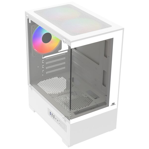 PowerBoost PB-M5001W 500w 3x12cm Rainbow Fanlı USB 3.0 Seaview mATX Gaming Beyaz