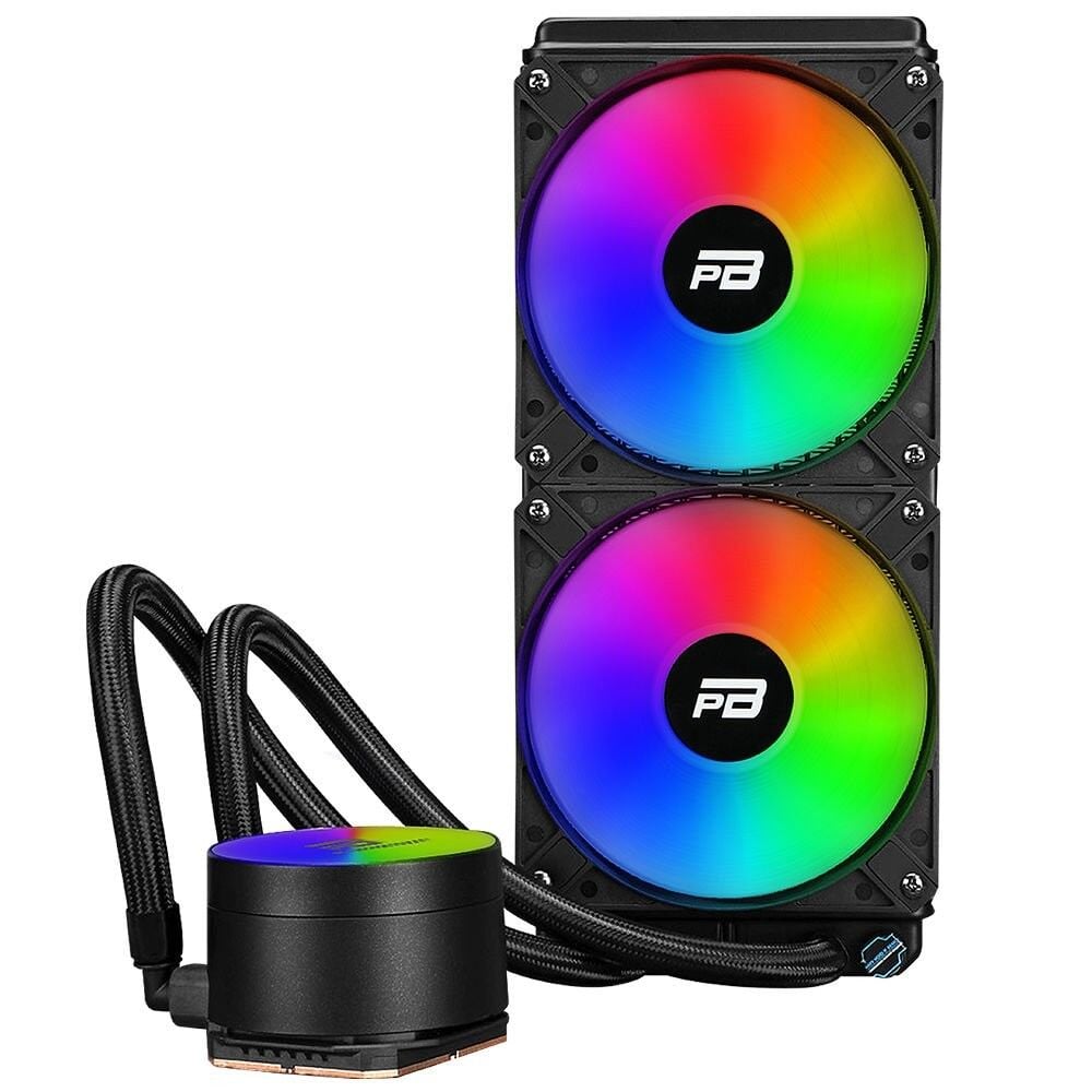 PowerBoost NOBLE 240 Rainbow Fanlı 240mm (LGA1700/AM4/AM5) Sıvı Soğutma Siyah