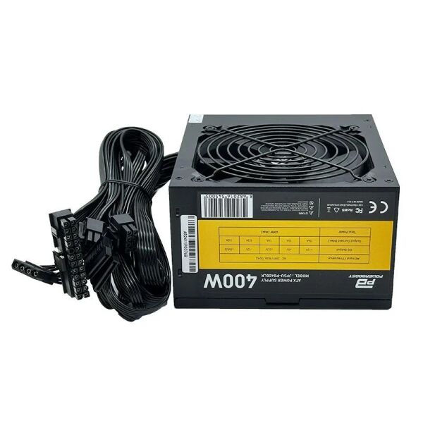 PowerBoost PB400LR 400W 1*PCI-E 6 Pin 12cm Siyah Fanlı ATX Power Supply