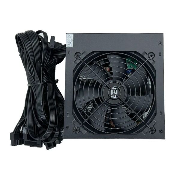 PowerBoost PB600AR 600W APFC 2*PCI-E 6+2 Pin 12cm Siyah Fanlı ATX Power Supply