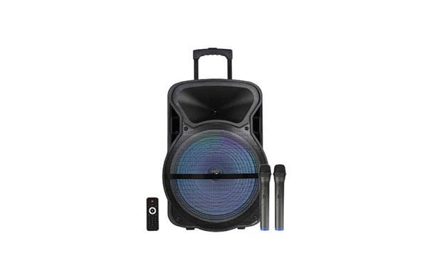 WESTA WAP-15503ET 15'' 300W 2 Yollu Şarjlı Aktif Kabin Hoparlör 2 Mikrofonlu