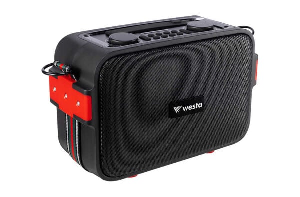 WESTA WAP-500H 5.25'' 40W 2 Yollu Şarjlı Aktif Kabin Hoparlör 1 El Mikrofonlu