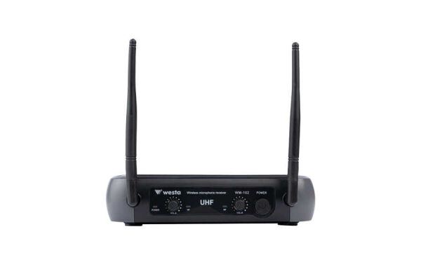 WESTA WM-102H 2 Kanal UHF Kablosuz 2 El Mikrofon Seti