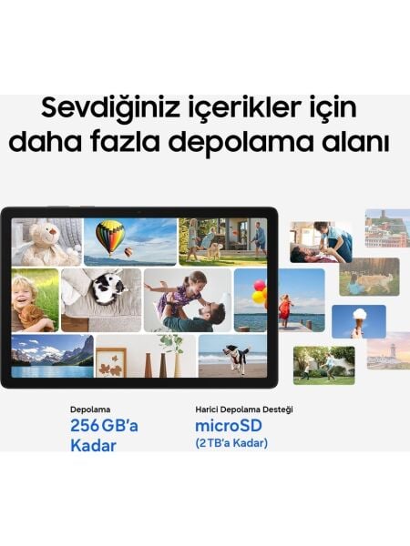 Samsung Galaxy Tab A11 Plus SM-X230 11'' 6GB 128GB Android Gümüş Tablet