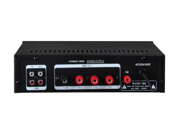 WESTA WM-605U 100W 2 Bölgeli 100V Trafolu USB Bluetooth Mikser Amfi