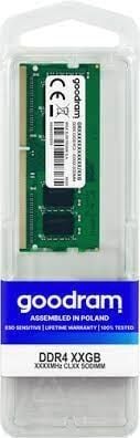 16GB GOODRAM 3200MHz (GR3200S464L22-16G) 1.2V DDR4 Notebook Ram