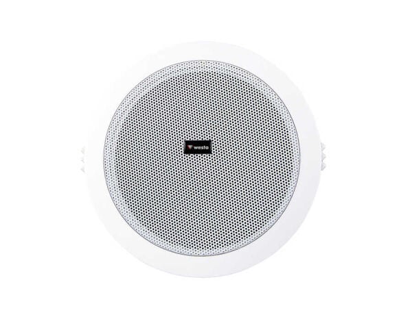 WESTA WS-1016T 6'' 16cm 6W 100V Trafolu Gömme Tip Alçıpan Tavan Hoparlörü Beyaz