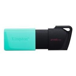 256GB Kingston DTXM/256GB USB 3.2 Gen1 D.Trv. Exo. (Black+Teal) Flash Bellek