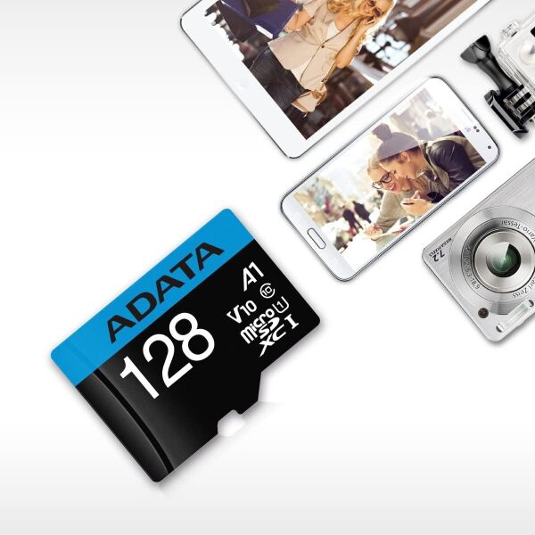 128GB Adata Premier Micro SDHC U1/C10 AUSDX128GUICL10A1-RA1