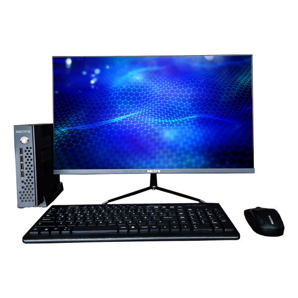 Seclife MP-418+ I5-4570 8GB 256GB SSD Dos +21.5'' Monitör Mini Pc