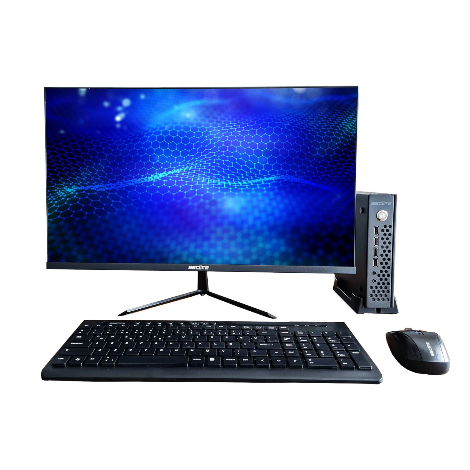 Seclife MP-418+ I5-4570 8GB 256GB SSD Dos +21.5'' Monitör Mini Pc