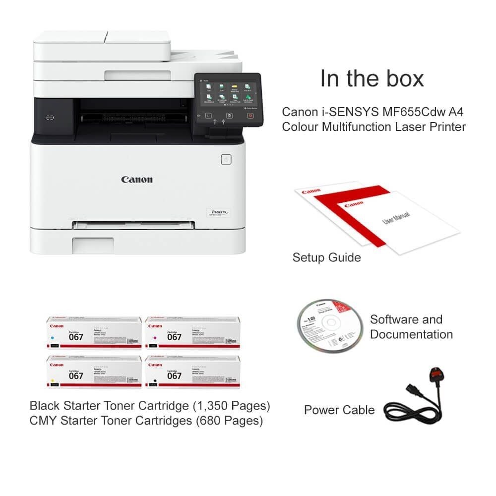 Canon MF655CDW A4 Renkli Çok Fonksiyonlu Dublex Laser Yazıcı USB 2.0,Ethernet,Ka