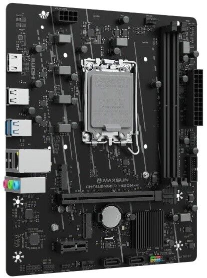 Maxsun Challenger H610M-H LGA1700 DDR4 3200Mhz M.2 HDMI mAtx Intel Anakart
