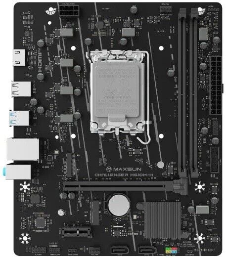 Maxsun Challenger H610M-H LGA1700 DDR4 3200Mhz M.2 HDMI mAtx Intel Anakart