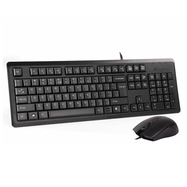 A4 Tech KR-9276 Q Kablolu USB Q MMedya Klavye + Optik Mouse Set