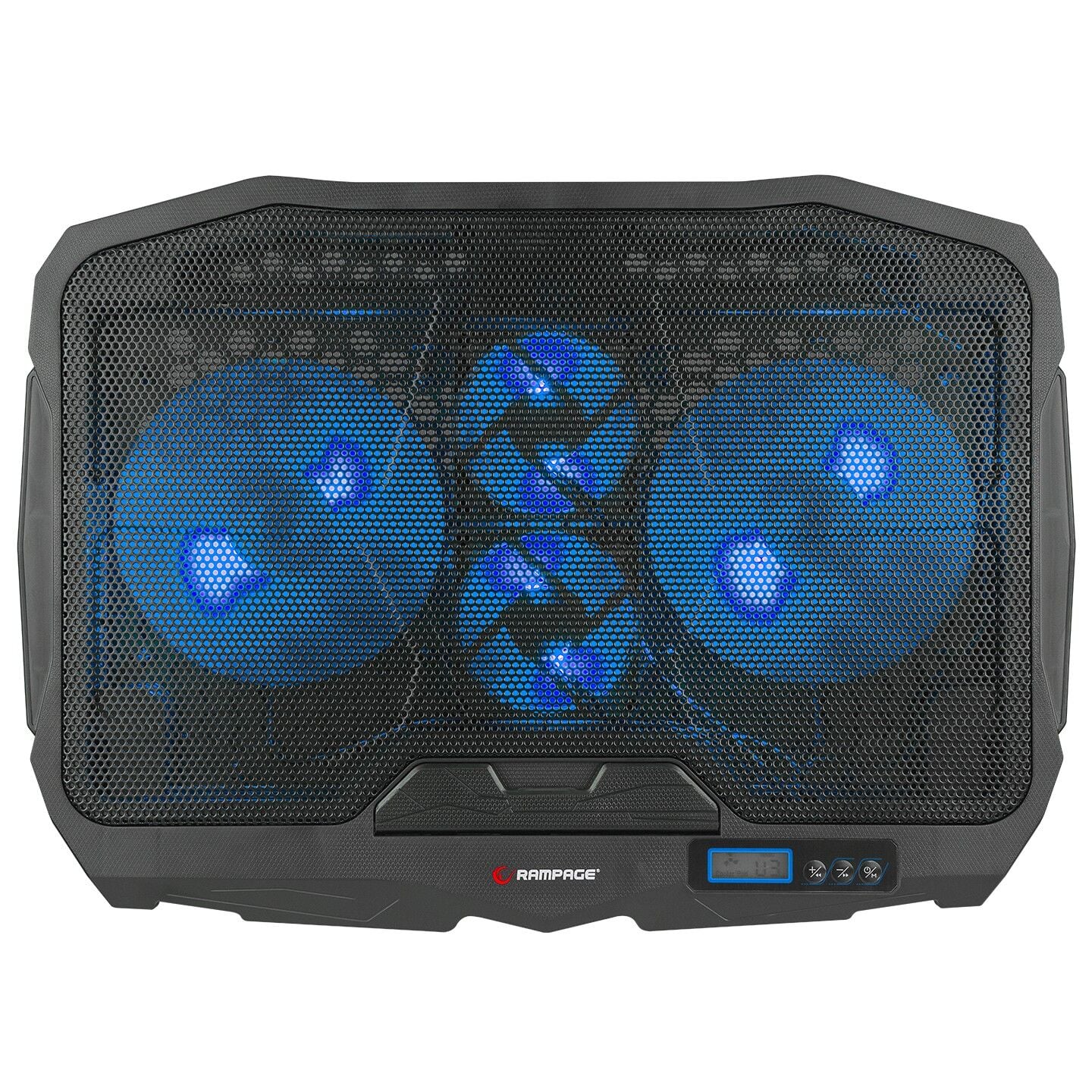 Addison Rampage AD-RC4 Mavi Ledli 2*125mm+2*70mm Işıklı Fan 15-17 Notebook Soğut