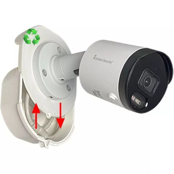 Altebox AB-7005EB Yuvarlak/Kayar Kapaklı Kamera Buatı (Beyaz)