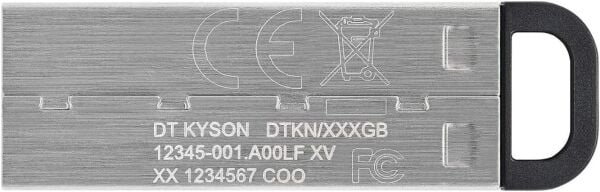 256GB Kingston DTKN/256GB DataTraveler Kyson Metal USB 3.2 Gen1 Flash Bellek