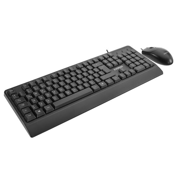 Everest KM-619 Siyah Usb Kablolu Q Standart Klavye + Mouse Set
