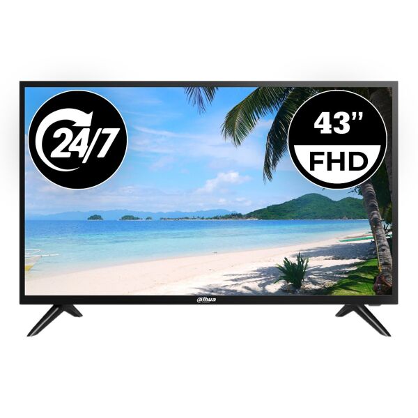 Dahua 43'' LM43-F200 8ms 60Hz 330nt HDMI VGA MM VESA 7x24 Endüstriyel Monitör